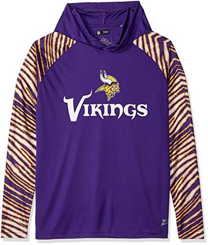 Zubaz Vikings or Giants Mens S, M or XL Hood w/ Zebra Sleeves C1 1265 or 1266 - Picture 5 of 5