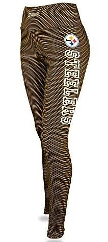 Zubaz NFL Patriots Steelers Browns Eagles or Saints Women's Mesh Print Leggings - Picture 14 of 16