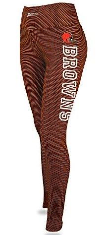 Zubaz NFL Patriots Steelers Browns Eagles or Saints Women's Mesh Print Leggings - Picture 15 of 16
