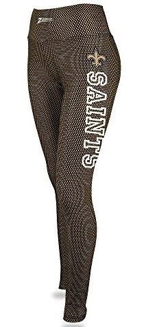 Zubaz NFL Patriots Steelers Browns Eagles or Saints Women's Mesh Print Leggings - Picture 12 of 16