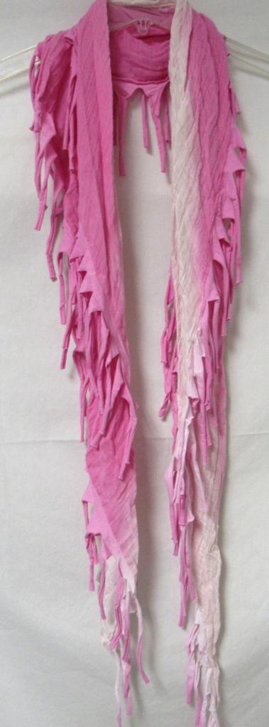 Women's Fringe Scarf, Neon Green or Pink E1 1234 - Picture 9 of 9