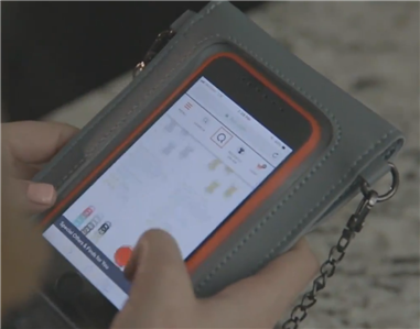 Qvc lori greiner touch screen purse sales