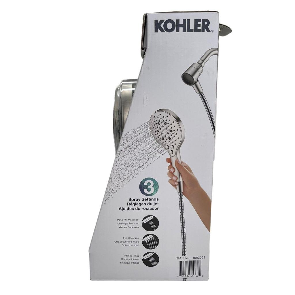 Kohler Prosecco Multifunction Handheld Shower Vibrant Brushed Nickel