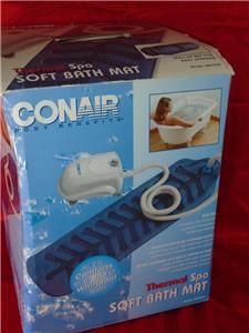 Conair Body Benefits Thermal Spa Soft Bubble Bath Tub Mat Massager Therapy Spa Ebay
