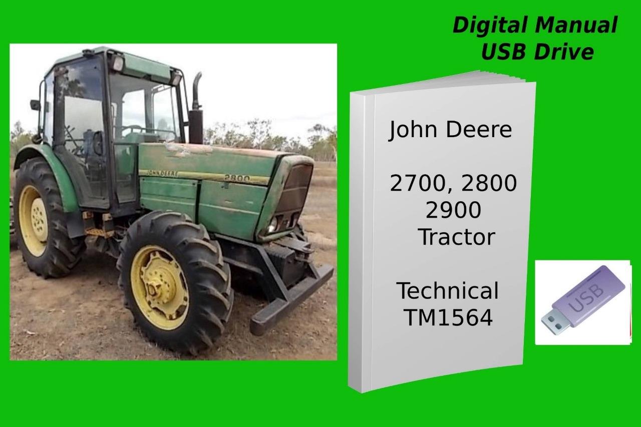 John Deere 2700 2800 2900 Tractor Service Repair Technical Manual TM1564 - Picture 2 of 3