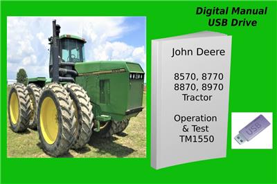 John Deere 8570 8770 8870 8970 Tractor Operation Tests Technical