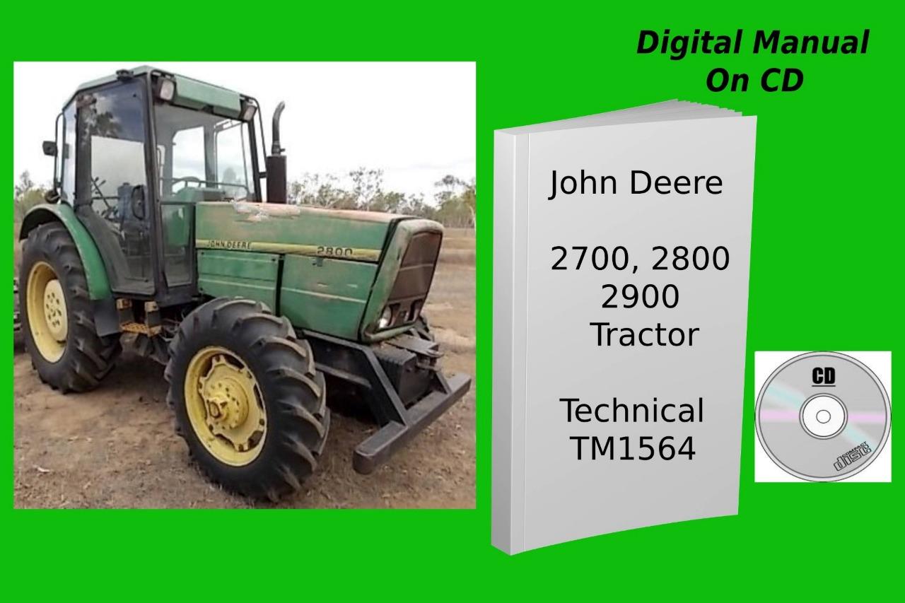 John Deere 2700 2800 2900 Tractor Service Repair Technical Manual TM1564 - Picture 3 of 3