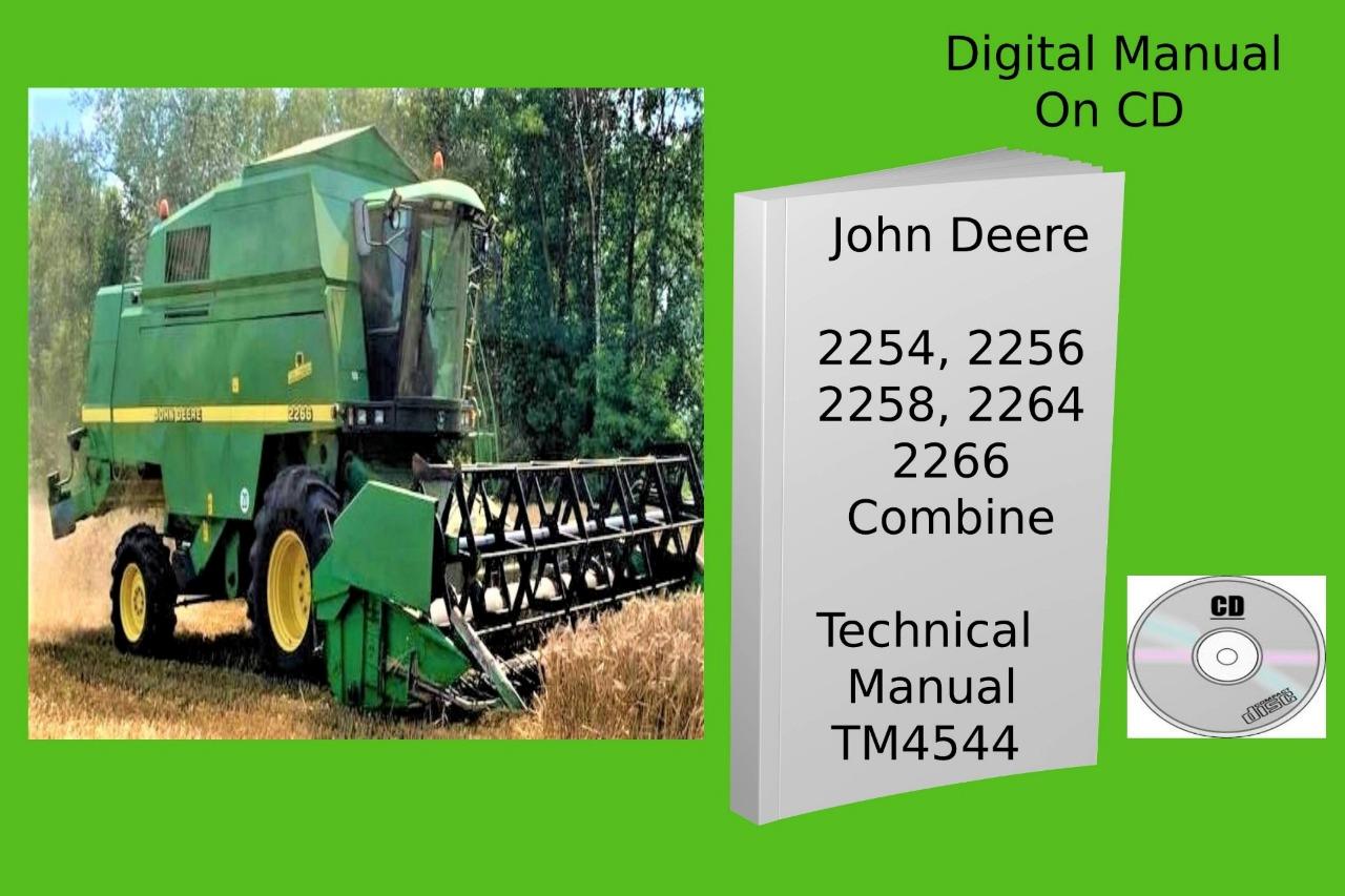 John Deere 2254 2256 2258 2264 2266 Mähdrescher Technisches Handbuch TM4544 - Bild 3 von 3