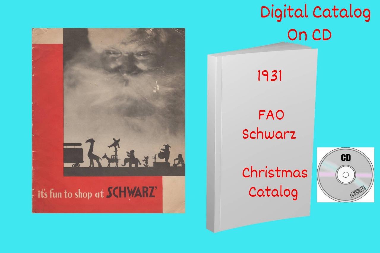 人気の贈り物が 1931 Vintage FAO Trains Dolls Toys Catalog Christmas Schwarz ひな人形