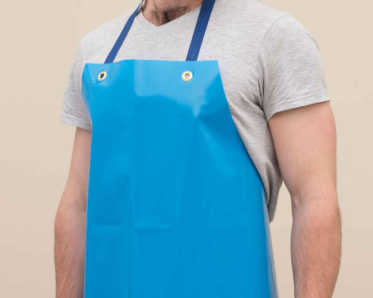 Waterproof Apron TPU Blue for Fish Meat Hunter Kitchen Cleaning 90 x 120cm - Picture 2 of 2