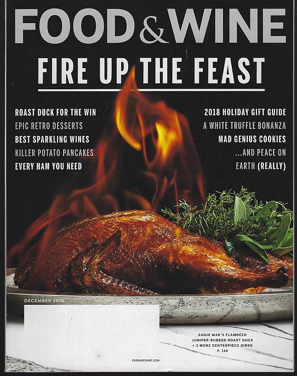 Food and Wine Magazine - Food and Wine Magazine December 2018