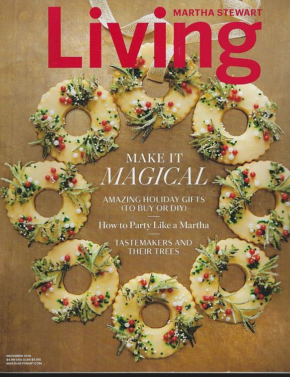 Stewart, Martha - Martha Stewart Living Magazine December 2018