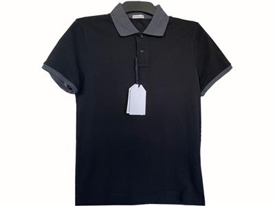 Moncler Polo Shirt Maglia Polo Manica Corta Small Black Certilogo  Authenticated | eBay