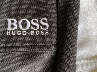 hugo boss cuffed joggers