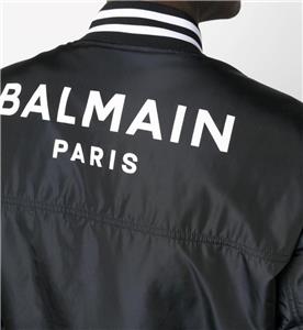 Balmain Cropped Metallic Denim Jacket | INTERMIX®