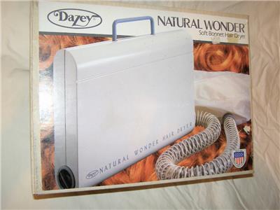 Dazey Natural Wonder Soft Bonnet Hair Dryer Model Hd31 Vintage