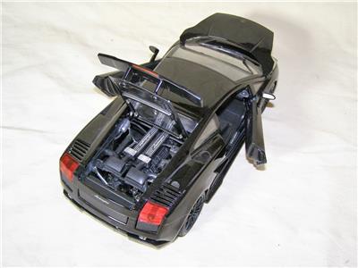 Maisto 1/18 Lamborghini Gallardo Superleggera - Edition Spéciale Noire, Moulée Sous Pression