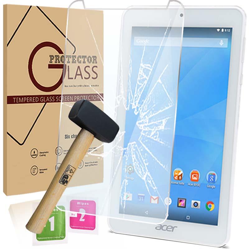 2 Pack Tempered Glass Screen Protector For Acer Iconia One 7 B1-750 7/" Tablet