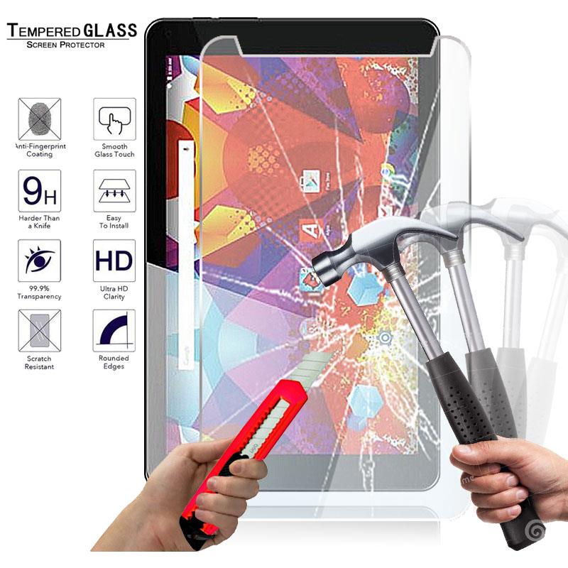 3 Pack Clear Tablet Screen Protector Guard For 8/" Alba 8 Inch