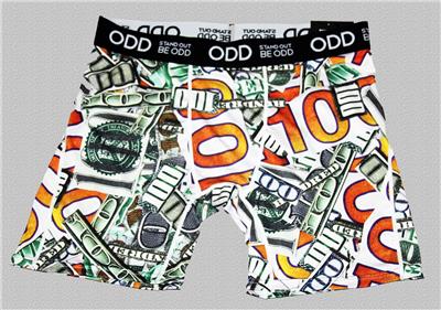 ODD Stand Out BE ODD Money $100 Dollar Bills Boxer Briefs
