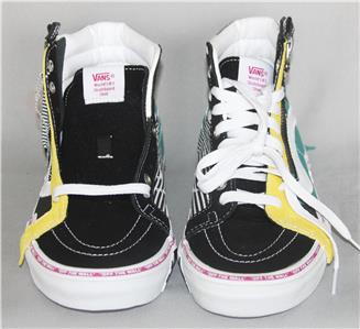 VANS SK8-HI Deconstructed Cut & Paste Multi Color Zipper