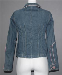 MARC JACOBS Pink Piping Trim & Buttons Vertical Seams Fitted