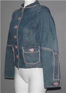 heaven by marc jacobs ペインティング デニムジャケット Heaven By Marc Jacobs Purple Faces Denim Jacket XS | eBay