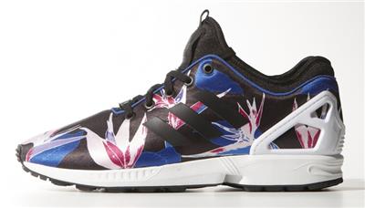 Adidas Hawaiian BIRDS OF PARADISE ZX Flux Torsion Shoes Mens