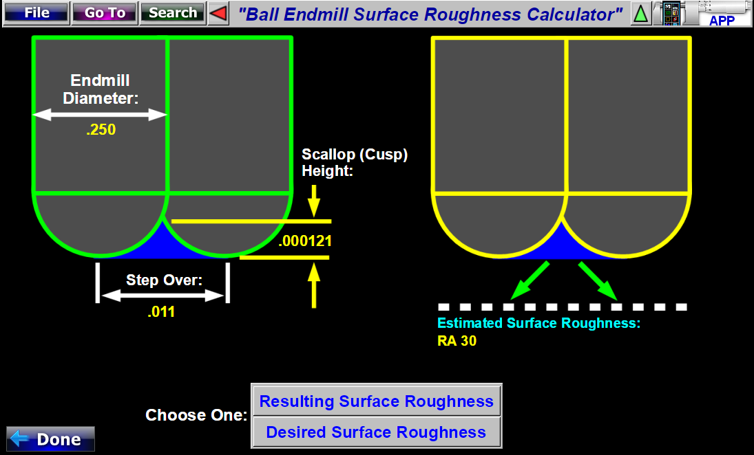 CNC Lathe Turning Surface Roughness Calculator Software Sanvik Carbide