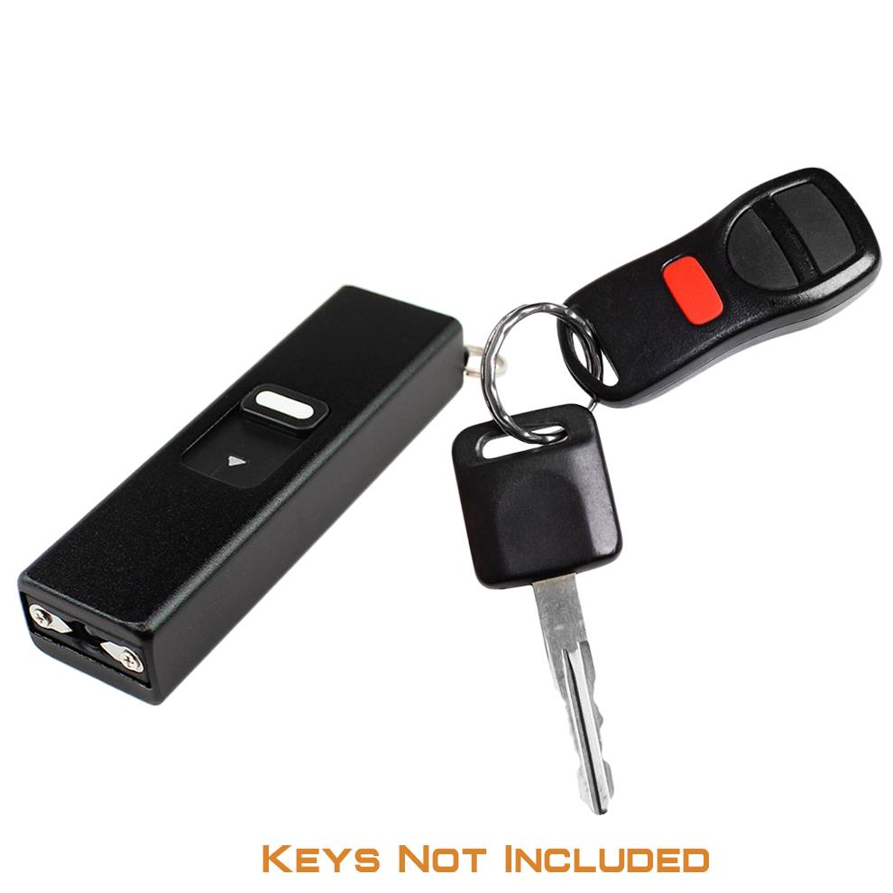 2pc Defender Black Lipstick Stun Gun + Slider Key Chain Taser Kit Rechargeable eBay