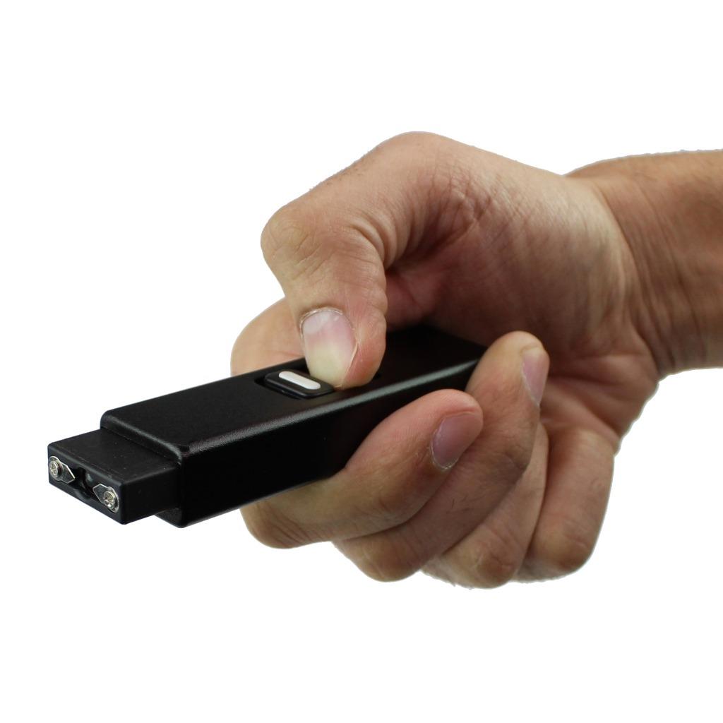 2pc Defender Black Lipstick Stun Gun + Slider Key Chain Taser Kit ...