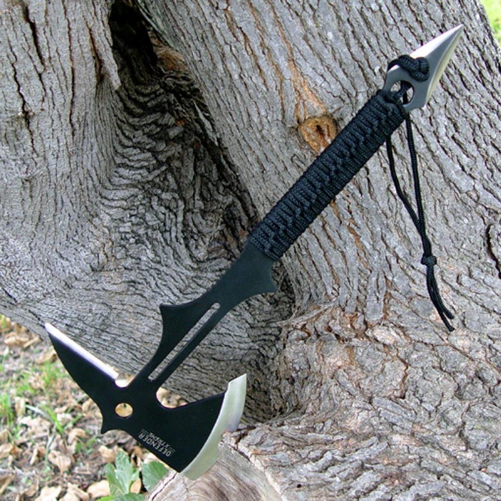 15" Full Tang Survival Tomahawk Hatchet Hunting Stainless Steel