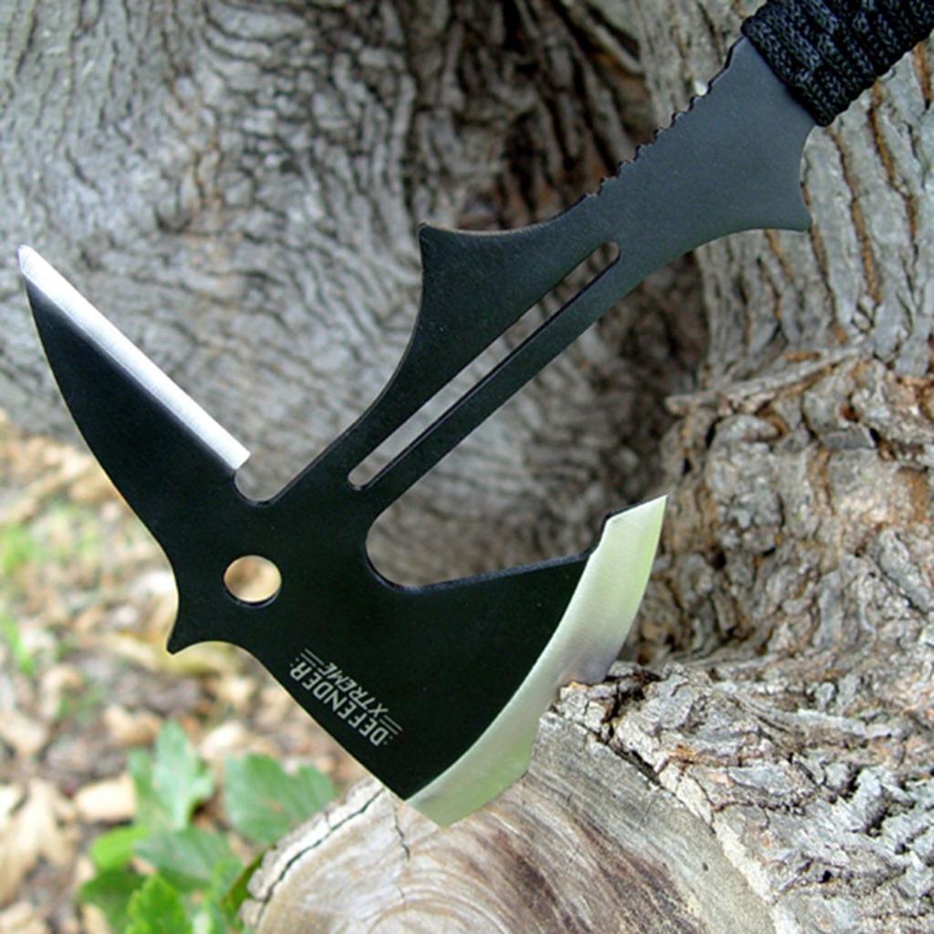 15" Full Tang Survival Tomahawk Hatchet Hunting Stainless Steel
