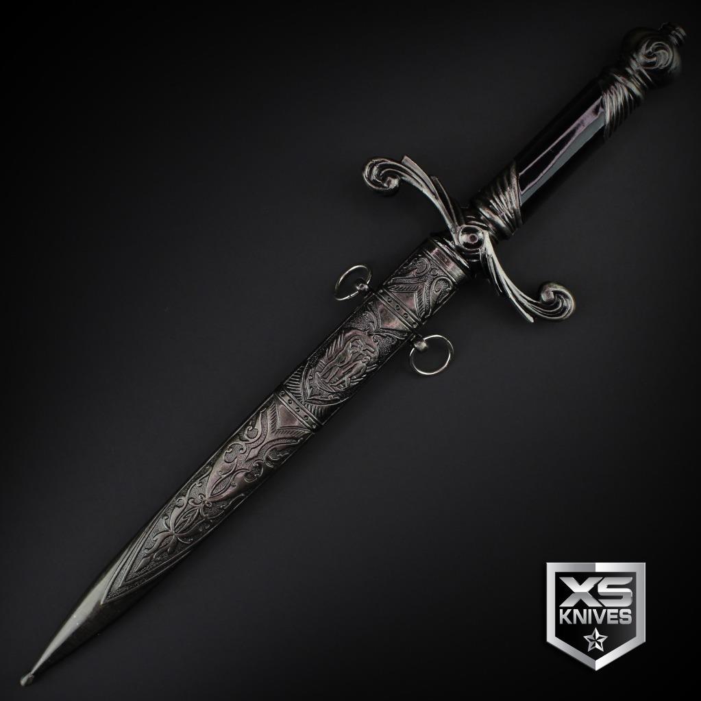 13.5" Ornate Black FANTASY Dagger Sword Collectors ... See more ideas about knives and swords, knife making, cool knives.