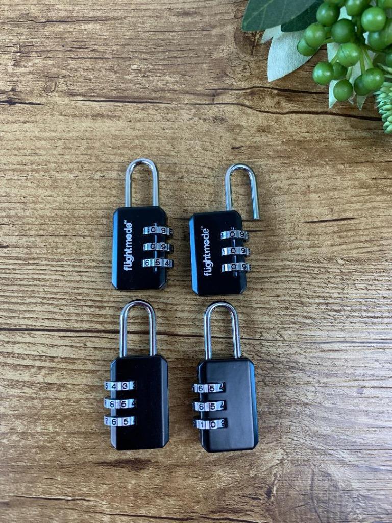 Combination Travel Pad Lock 3 digit Long Neck for Suitcase Luggage Locks Padlock - Picture 9 of 12