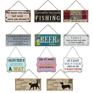 Country Vintage Retro Metal Tin Home Signs Wall Decor Bar Pub Humour Funny Sign