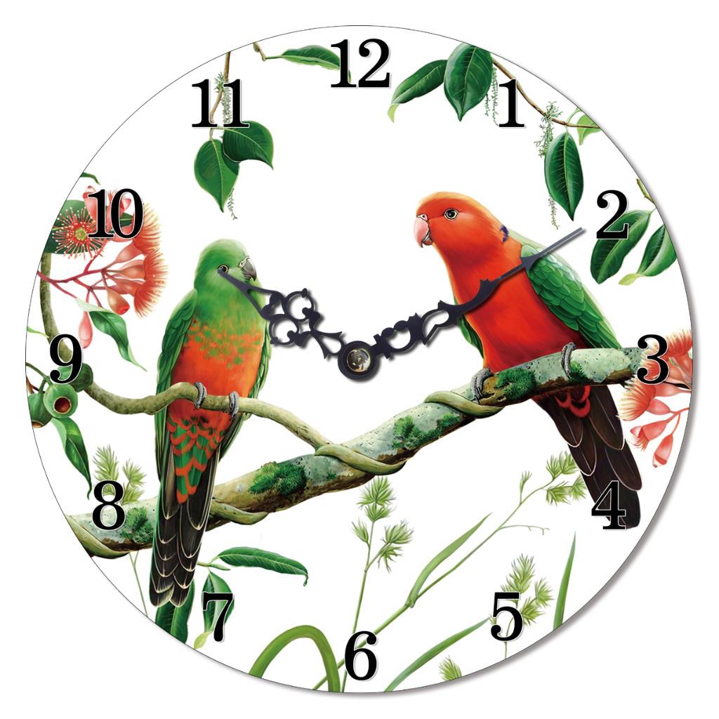 Table Clock Vintage Retro Country Style Wood Rustic Antique Kitchen Home Décor