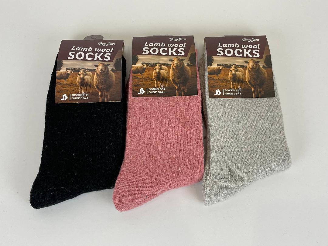 Warm Winter Socks Soft Thermal Sock Lamb Wool Merino Heated Sox for ...