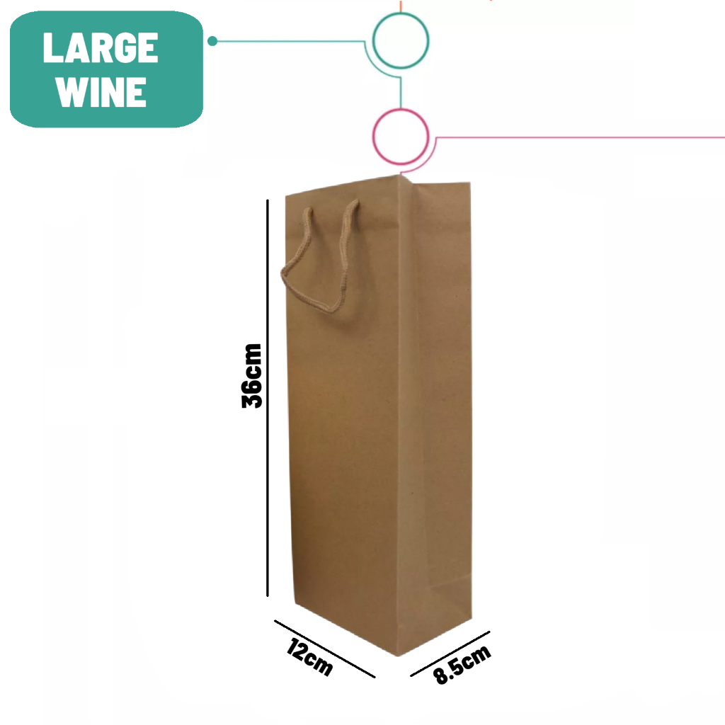 Brown Kraft Paper Bags Gift Shopping Retail Bulk Eco Cotton Handles 150GSM Heavy - Bild 20 von 20
