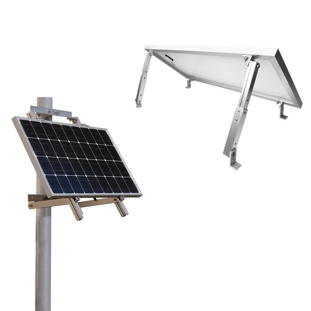 Renogy Solar Panel Mounting Set Pole Mount Flat Roof Tilt Mounts for ...