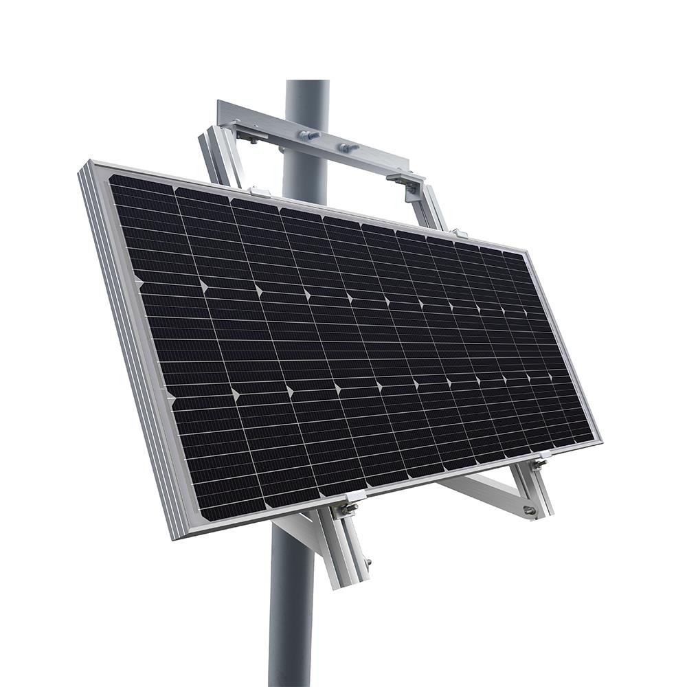 Renogy 100w 12v Mono Solar Panel & Single Side Aluminum Pole Mount Home 