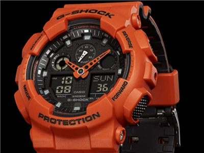 g shock bright orange