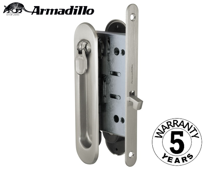 Recessed Sliding Pocket Door Bathroom Privacy Lock Pull Handles