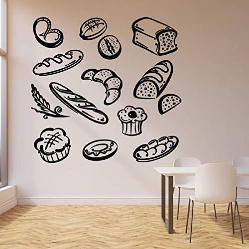 Wall Vinyl Sticker Bakery Sweets Bread Cake Food Shop Decal Store Wall Art  Cave