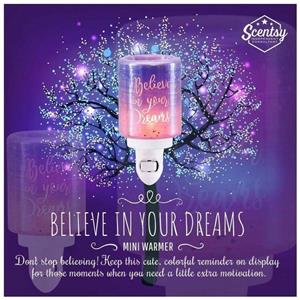 Bnib Believe In Your Dreams Scentsy Plugin Mini Warmer Ebay