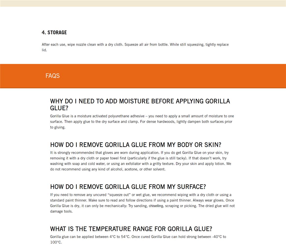 GORILLA GLUE ORIGINAL 1L Incredibly Strong Adhesive Industry