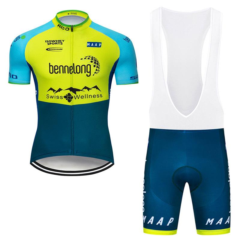 KJU313 Mens Outfits MTB Cycling Short Sleeve Jersey and bib Shorts Lycra