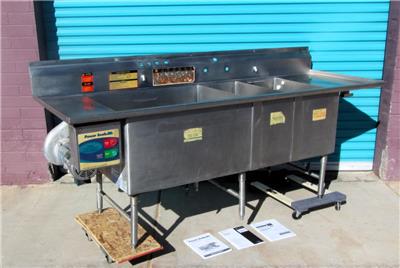 Power Soak PSⅢ Unified Power Soak PS-100 Warewashing 3 Compartment SS 96