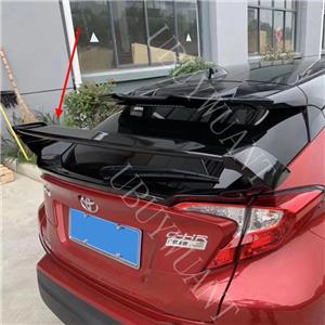 For Toyota CHR C-HR 2018 2019 ABS Black Car Rear Spoiler Tail Trunk Boot Wing