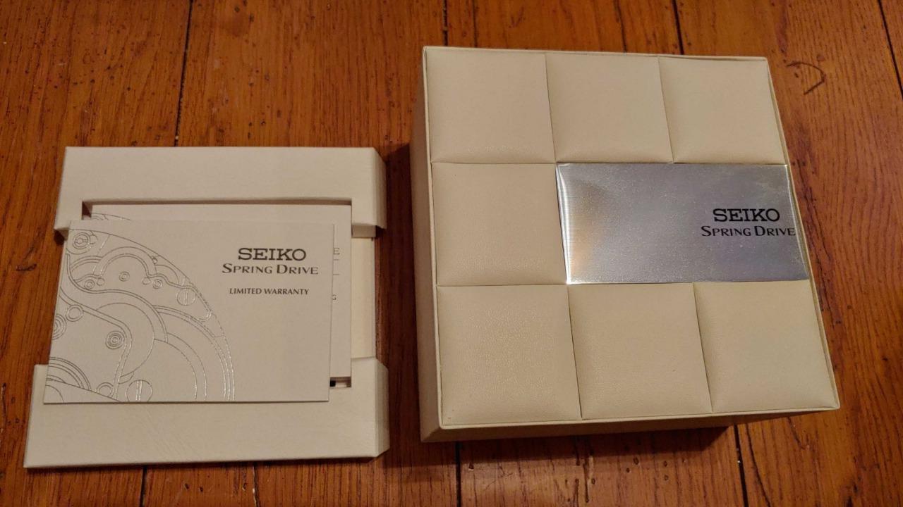 FS Seiko EARLY Spring Drives SNR001 SNR003 SNR007 SNR009 SMS001